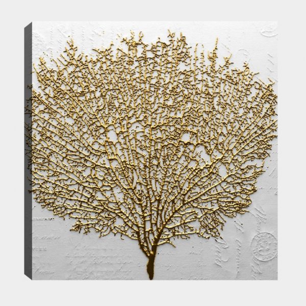 постер золотое дерево на холсте